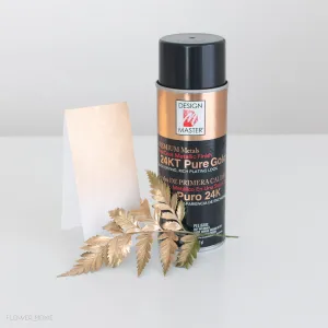 24k Gold Design Master Colortool Floral Spray Paint