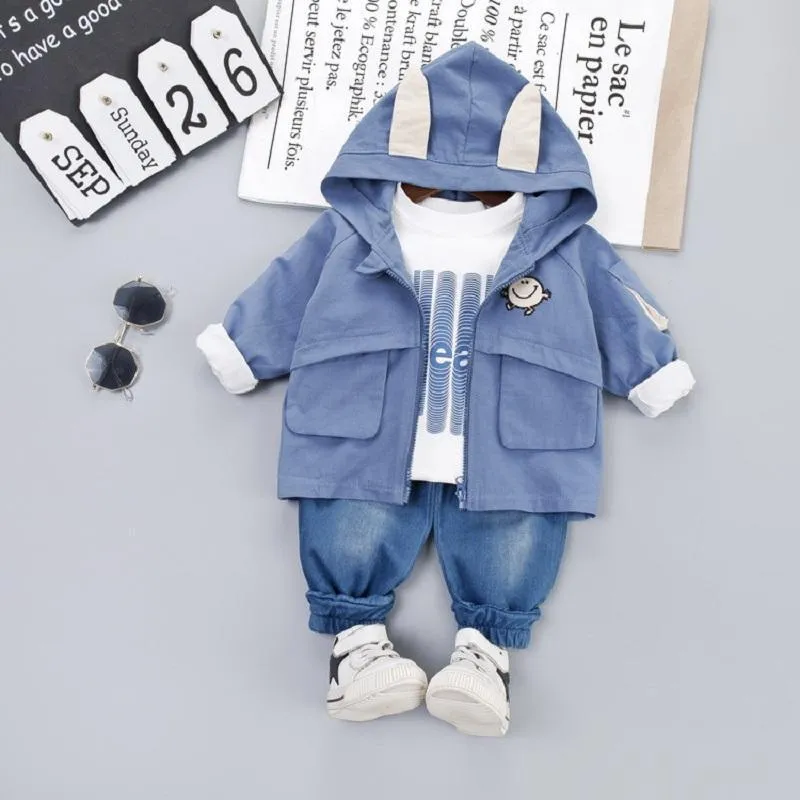 3-piece Coat & Sweatshirt & Pants for Children Boy