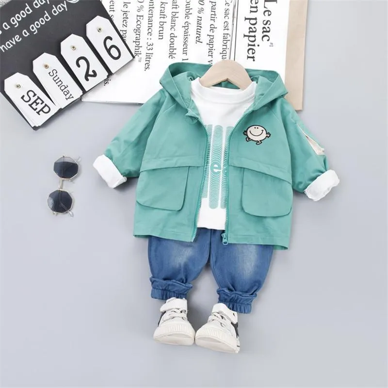 3-piece Coat & Sweatshirt & Pants for Children Boy