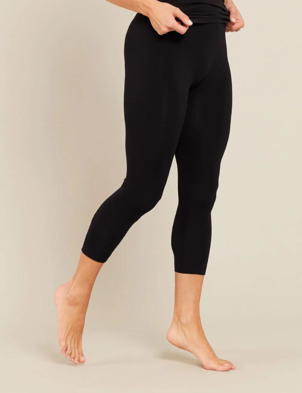 3/4 Leggings - Black