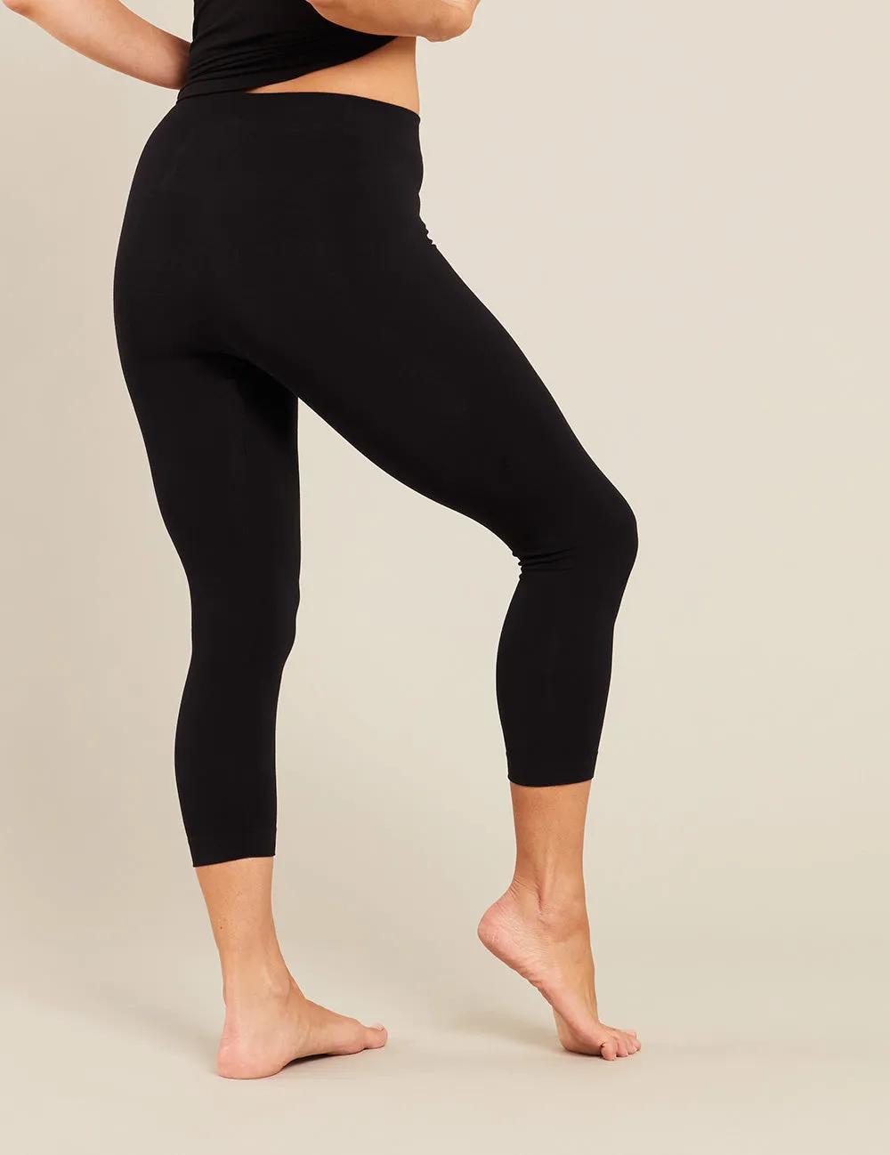 3/4 Leggings - Black