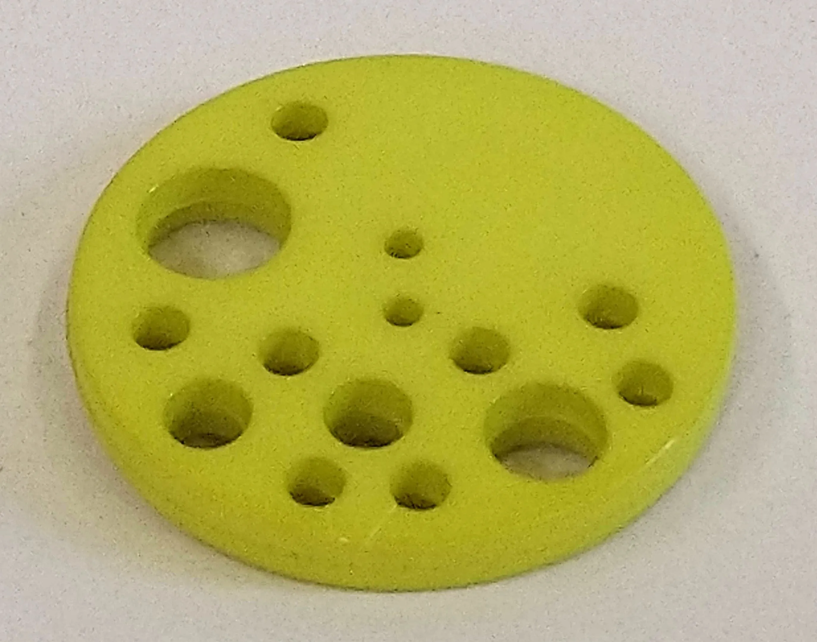 39mm Large Chunky Multi Hole Design Plastic Button