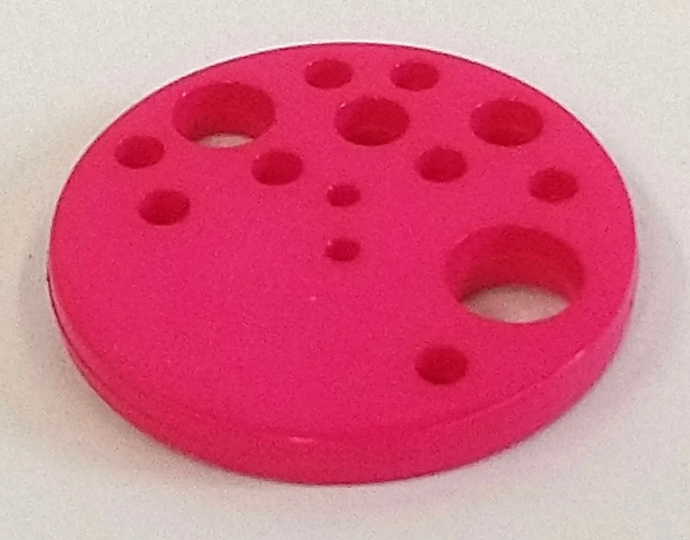 39mm Large Chunky Multi Hole Design Plastic Button