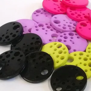 39mm Large Chunky Multi Hole Design Plastic Button