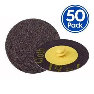 3M 361F Roloc Sanding Abrasive Disc P120 Grit 50mm 2" x 50 Pack Discs