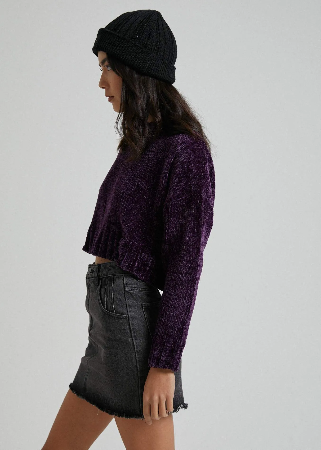 Afends Womens Tiffani - Chenille Knit Crew