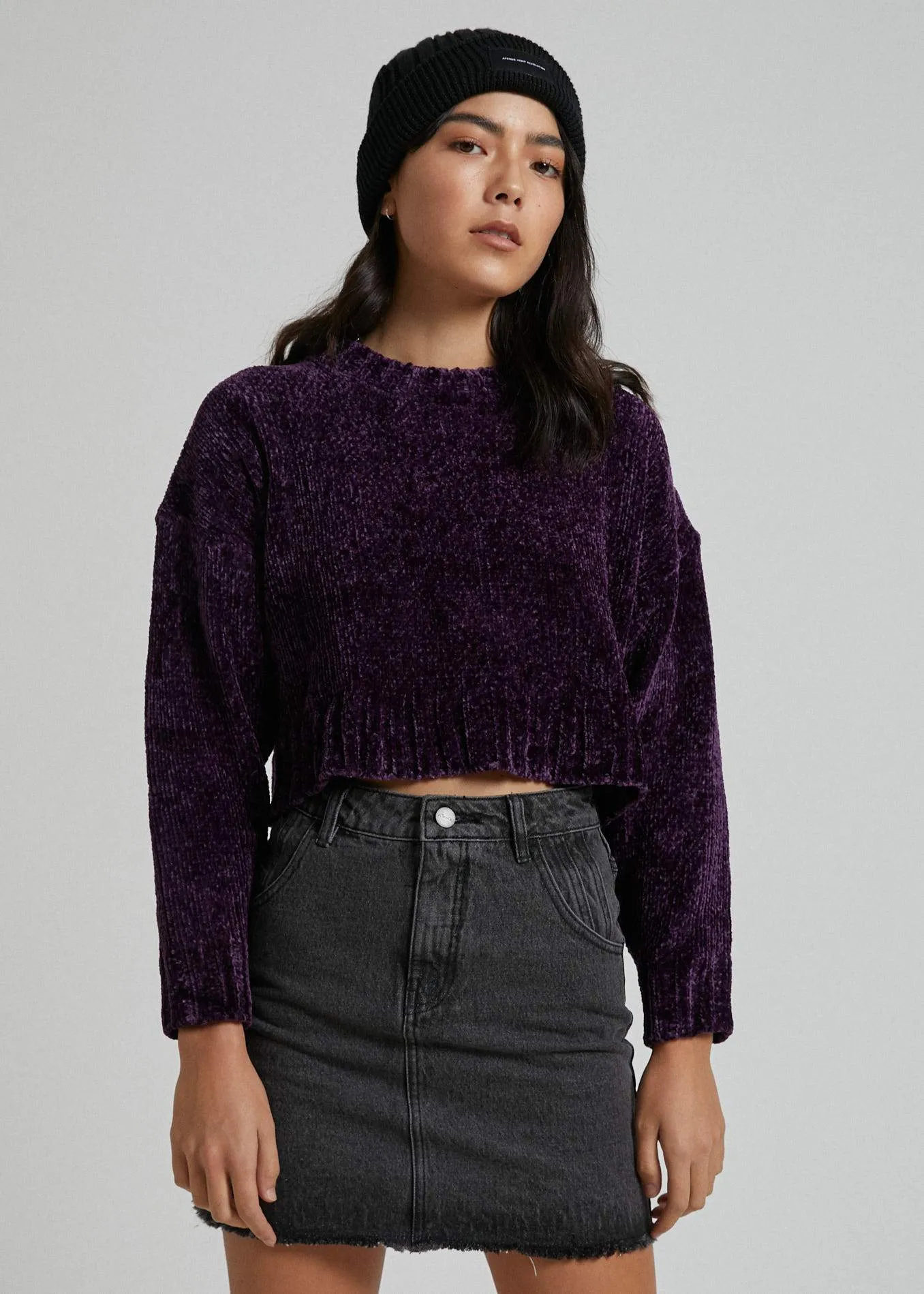 Afends Womens Tiffani - Chenille Knit Crew