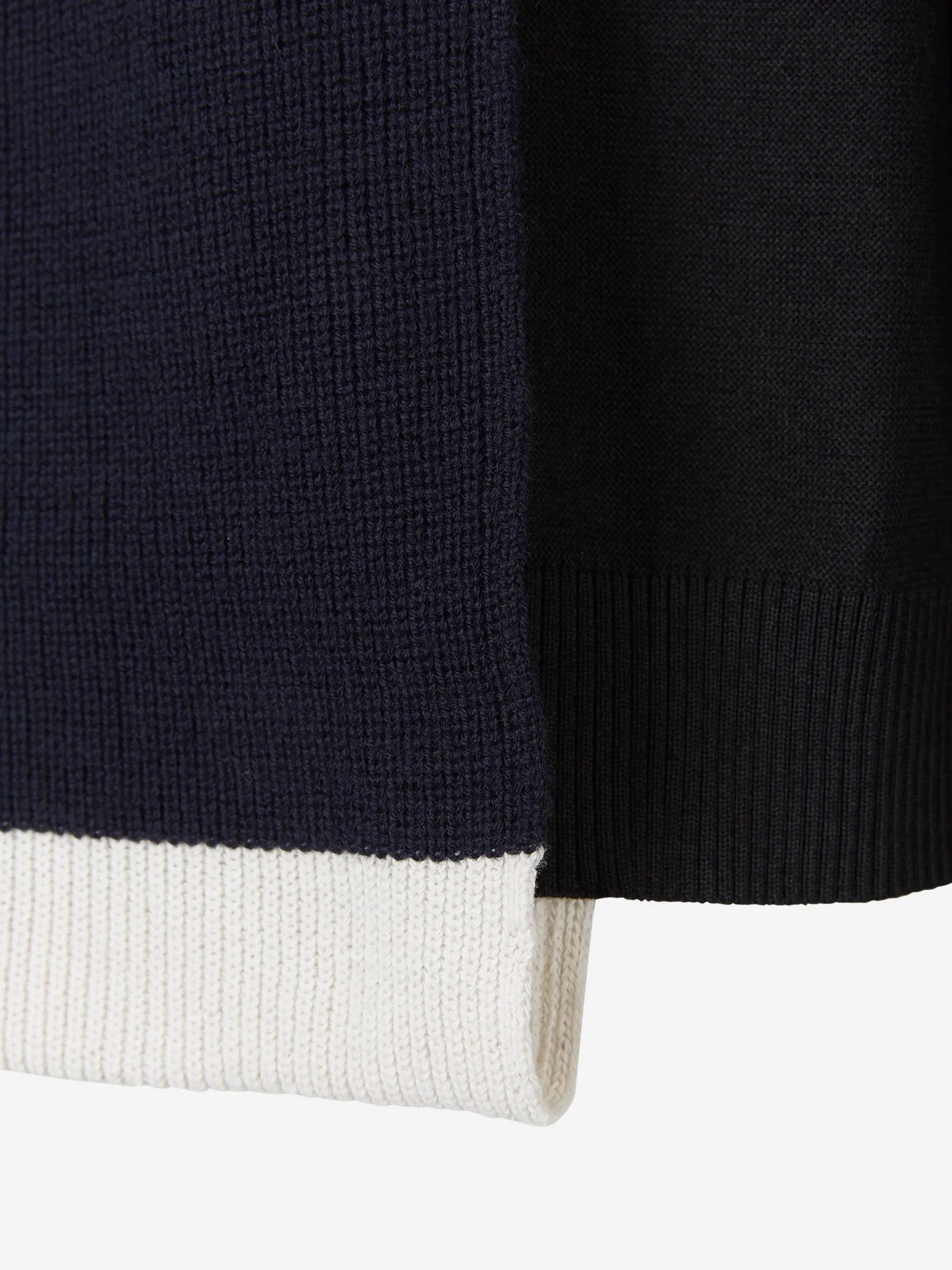 Ambush Overlap Crewneck Knit Jumper