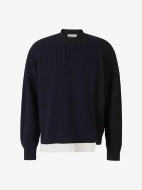 Ambush Overlap Crewneck Knit Jumper