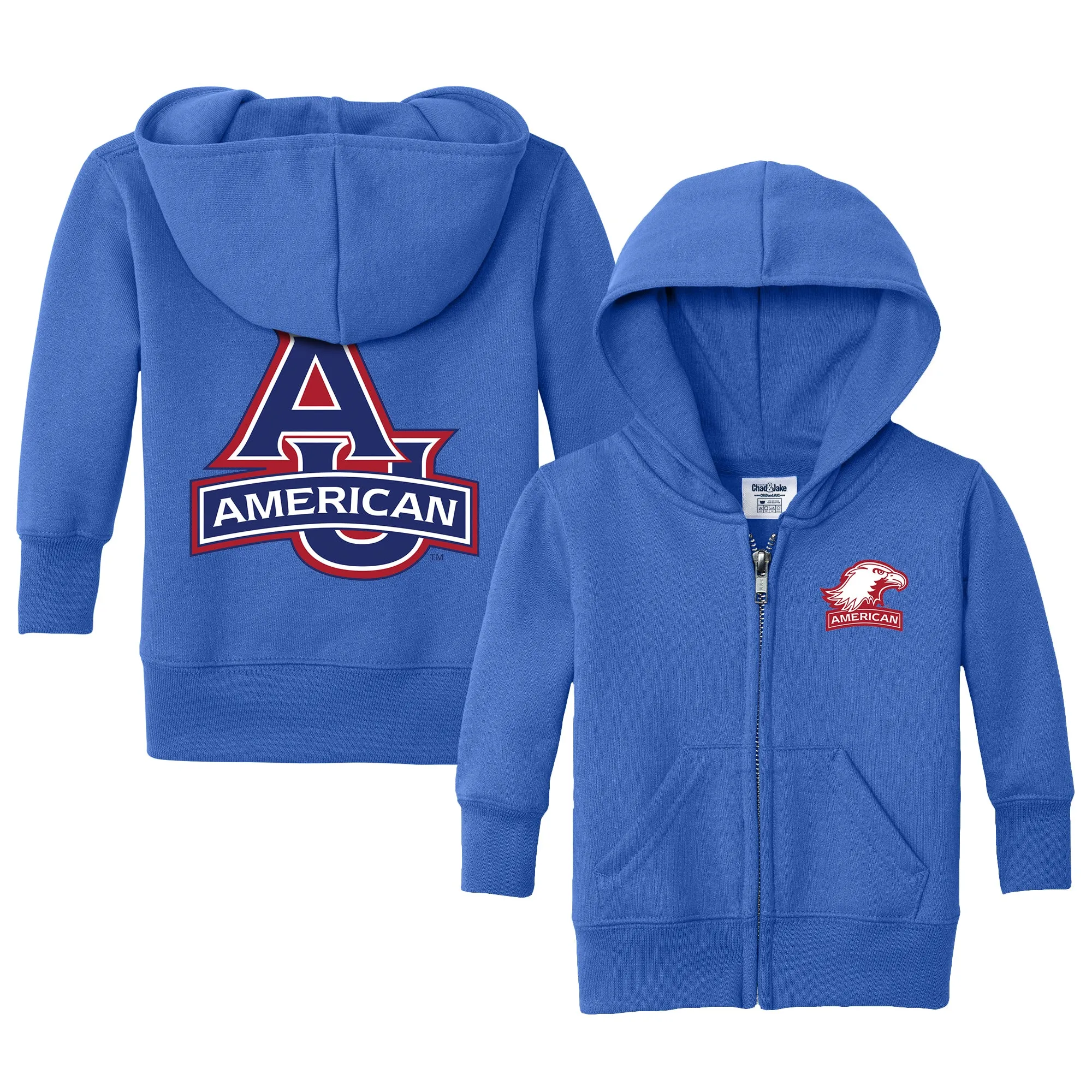 American University Eagles Logo Infant Full-Zip Sweatshirt