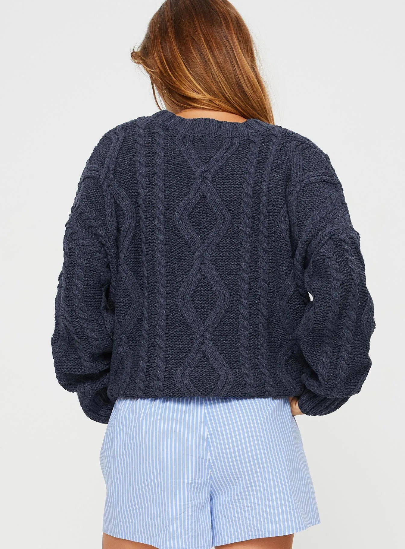 Anaya Oversized Sweater Navy