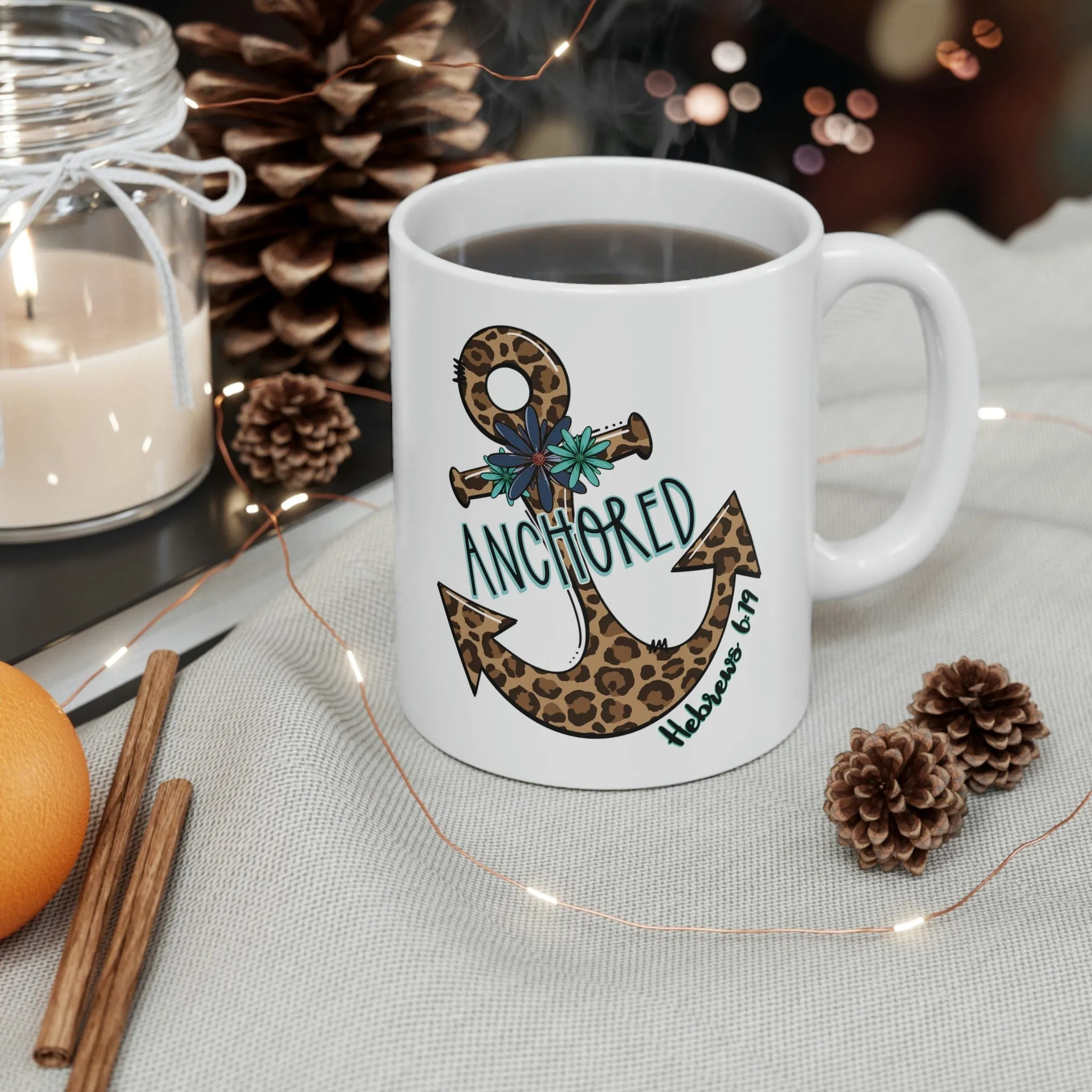 Anchored Leopard 11oz Mug