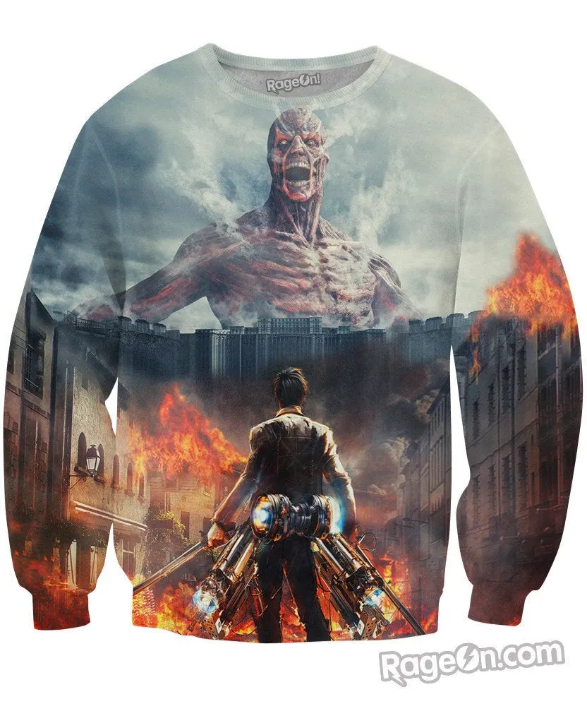 Attack on Titian Live Action Crewneck Sweatshirt