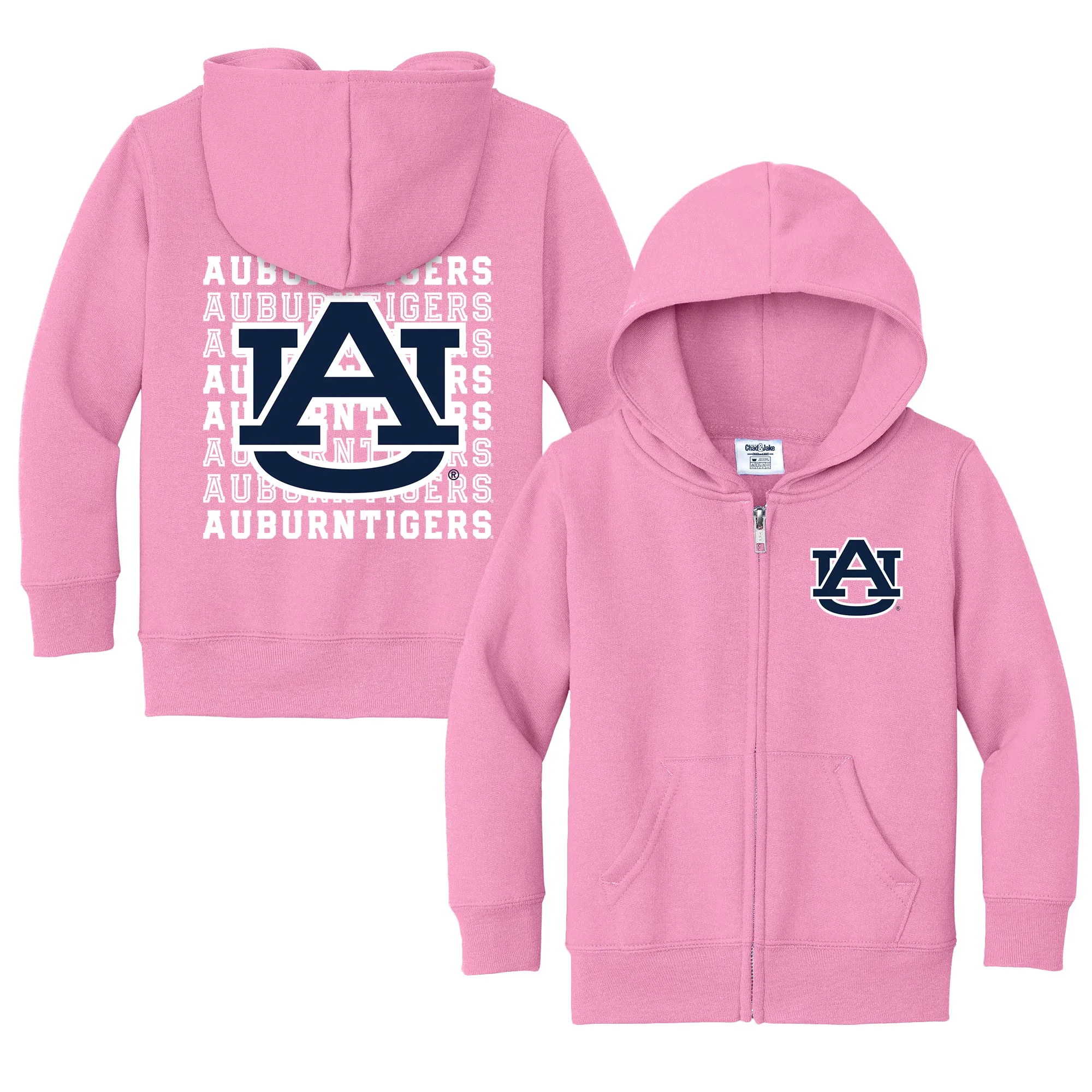 Auburn Tigers Retro Toddler Full-Zip Sweatshirt