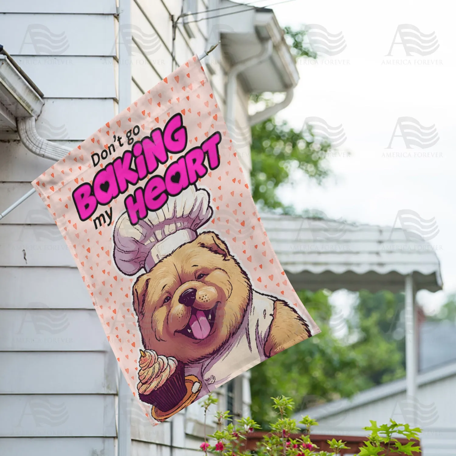 Baker Bear Double Sided House Flag