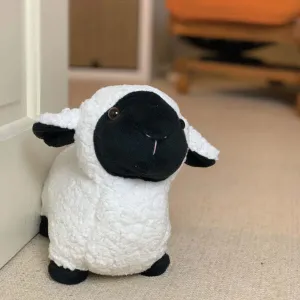 Black & White Sheep Door Stop