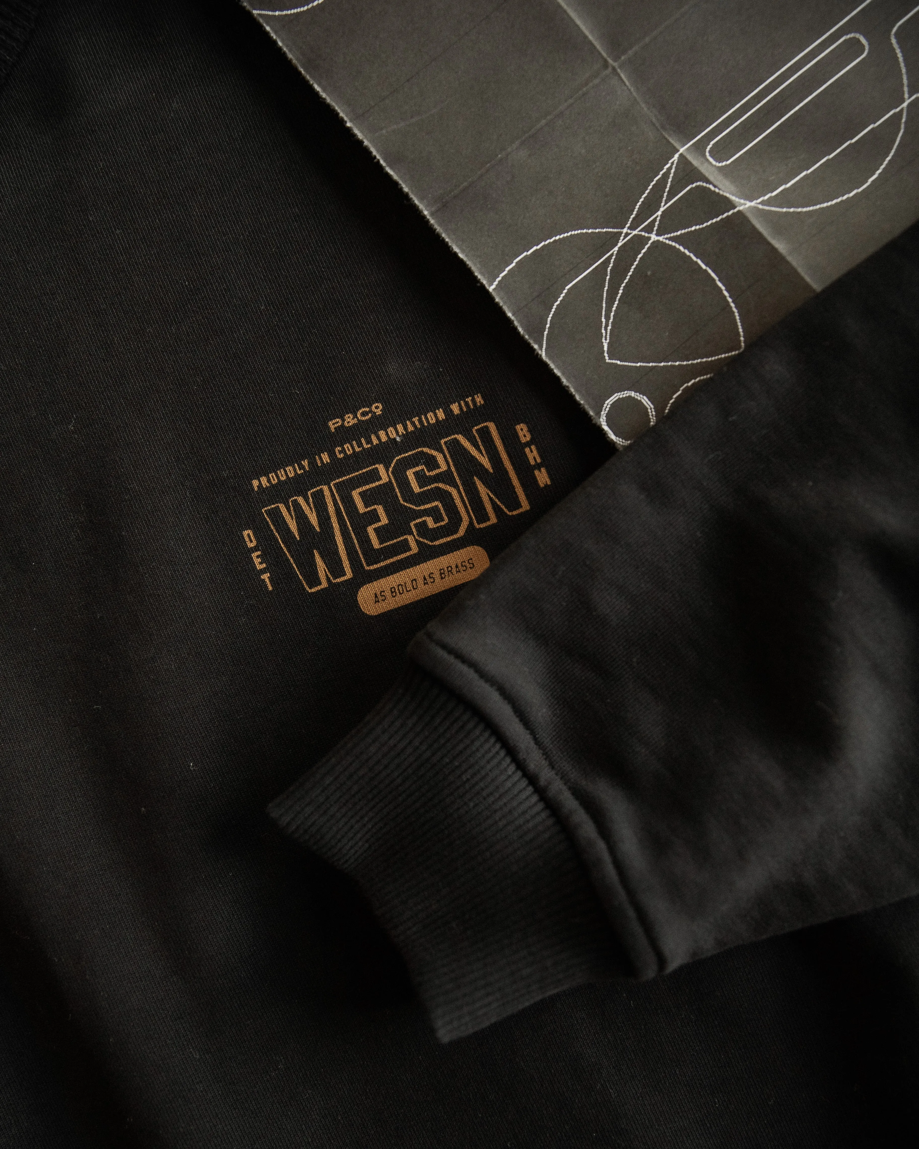 Bold As Brass WESN Sweatshirt - Washed Black