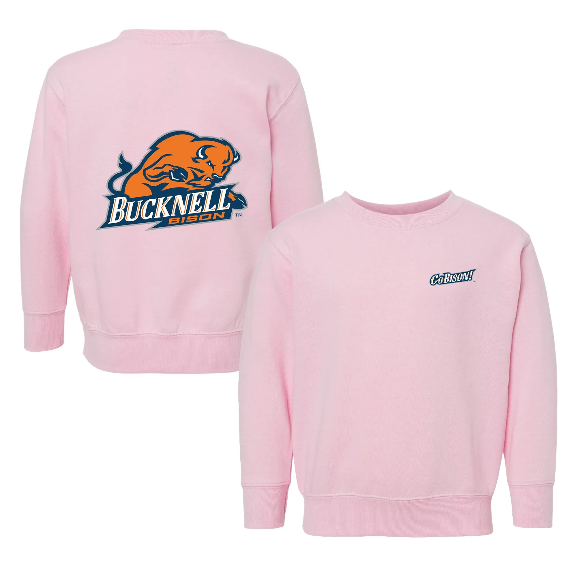 Bucknell Bison Logo Toddler Crewneck Sweatshirt