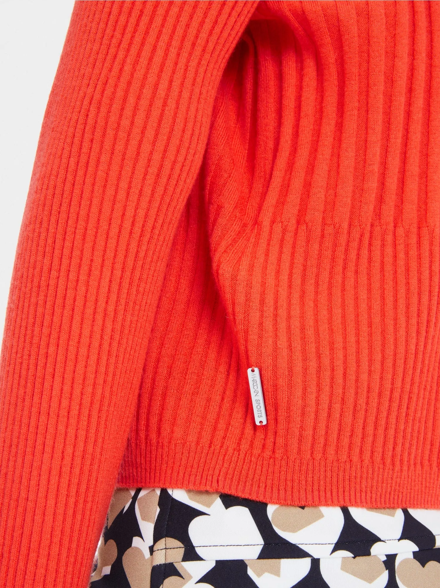 Campari Wool & Cashmere Blend Ribbed Sweater