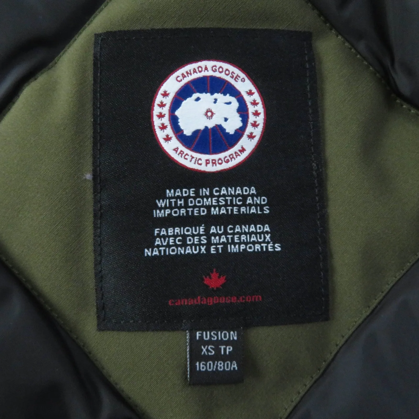 Canada Goose ROSSCLAIR PARKA Down Coat Khaki XS