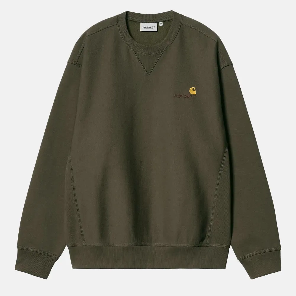 Carhartt WIP - American Script Crewneck Sweatshirt - Plant