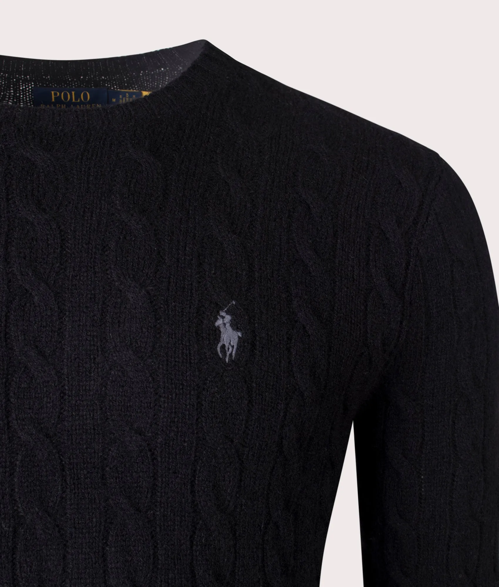 Cashmere Blend Cable Knit Jumper