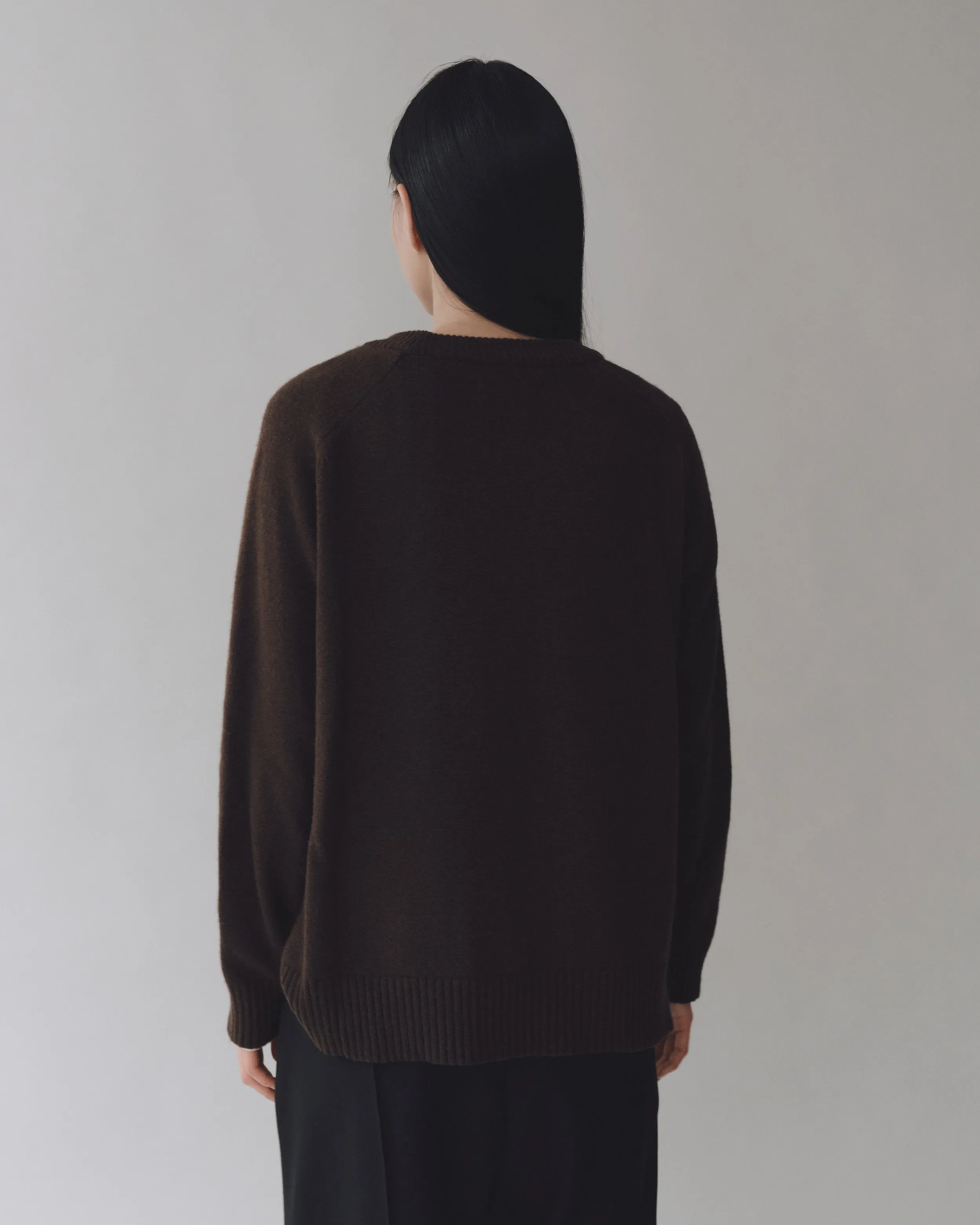 CASHMERE BLEND CREWNECK KNIT