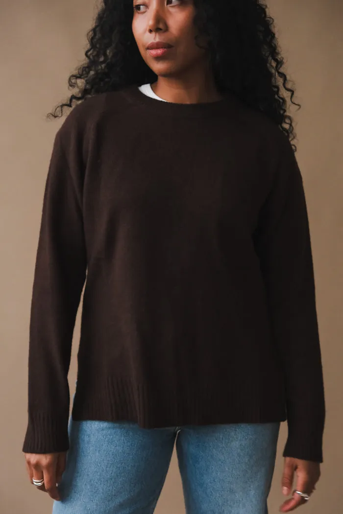 CASHMERE BLEND CREWNECK KNIT