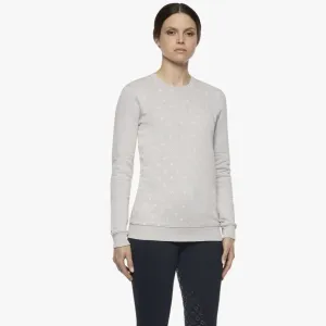 Cavalleria Toscana Mini CT Flocked Crew Neck Sweatshirt