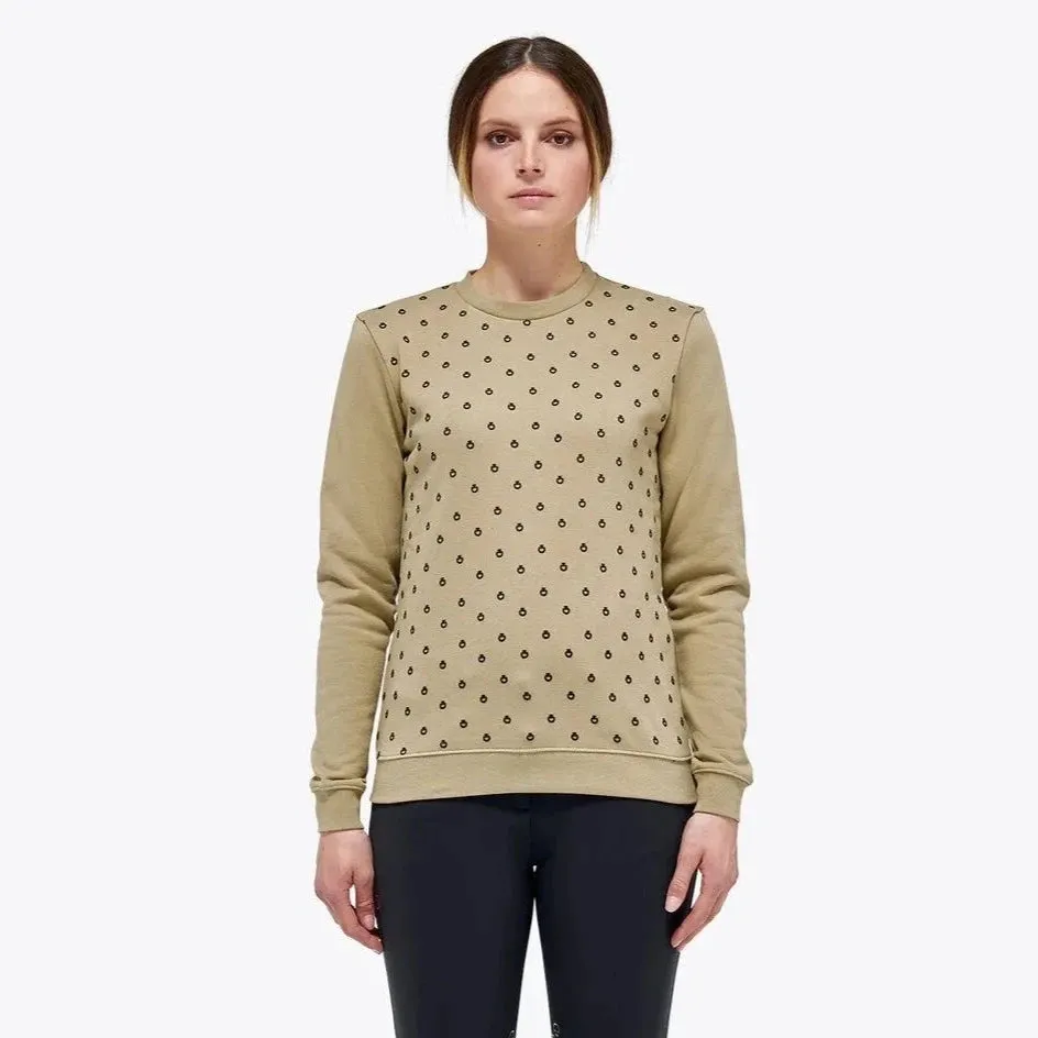 Cavalleria Toscana Mini CT Flocked Crew Neck Sweatshirt