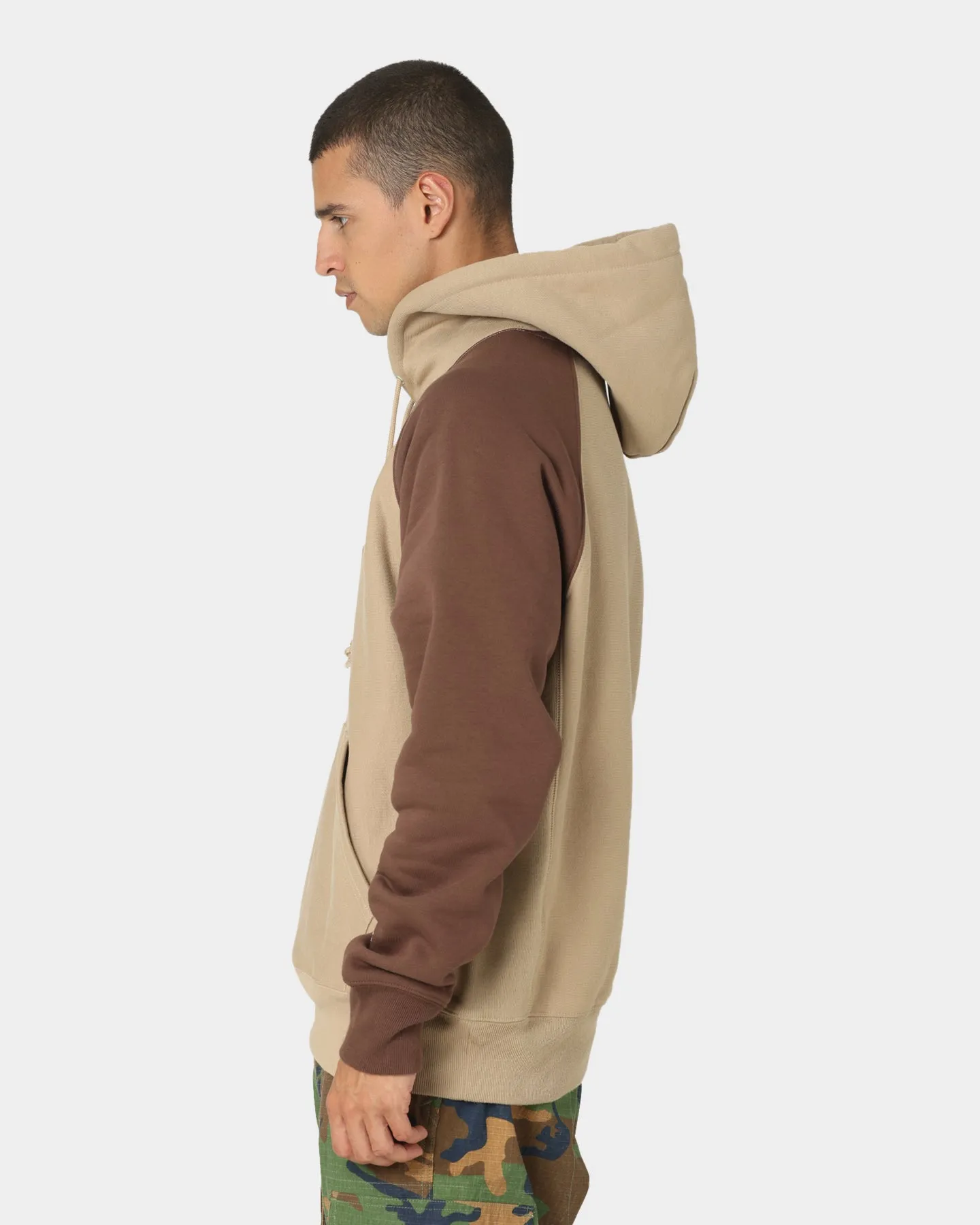 Champion Reverse Weave Raglan Hoodie Country Walnut