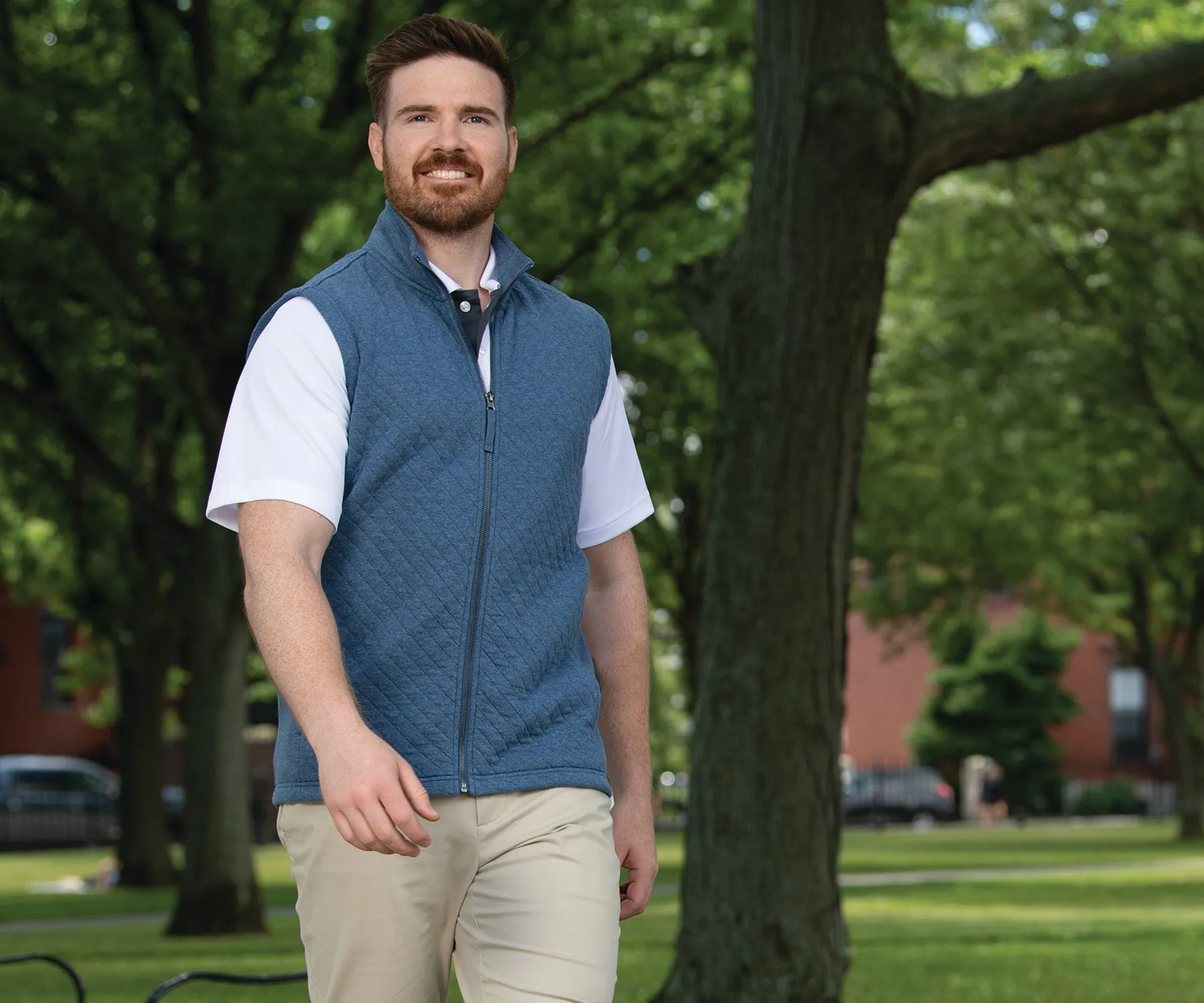 Charles River Men's Franconia Quilted Vest