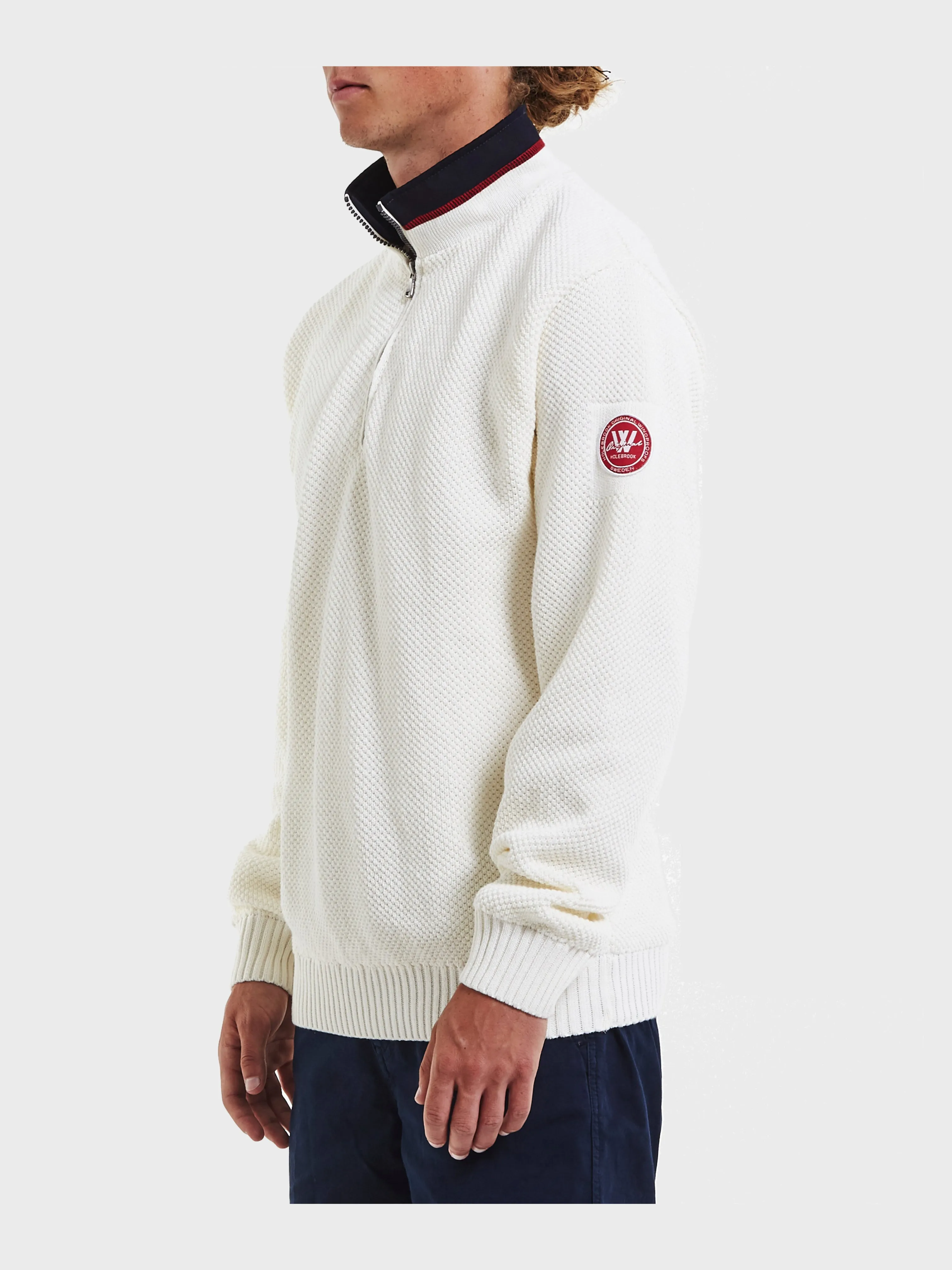 Classic Windproof Sweater-Off White