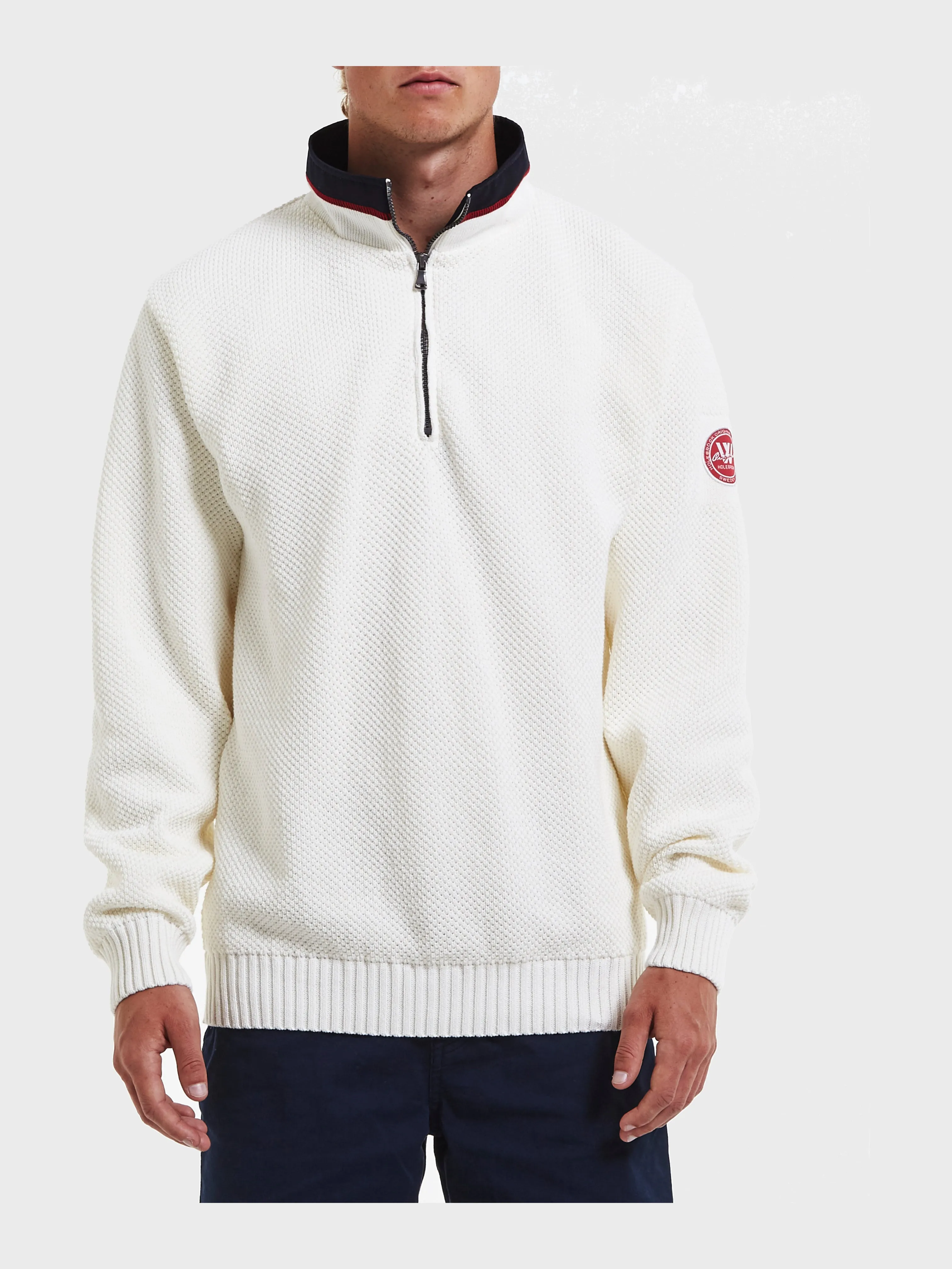 Classic Windproof Sweater-Off White