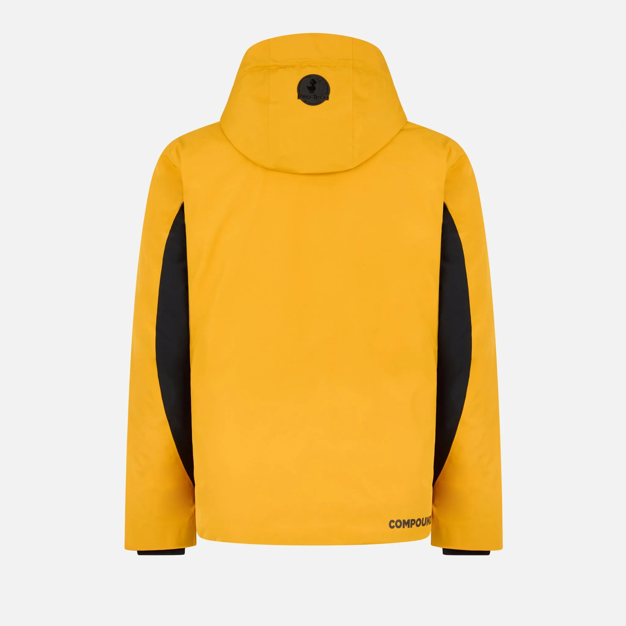 COMPOUND X SAVE THE DUCK HOODED ALVARO PARKA - GOLDEN / BLACK