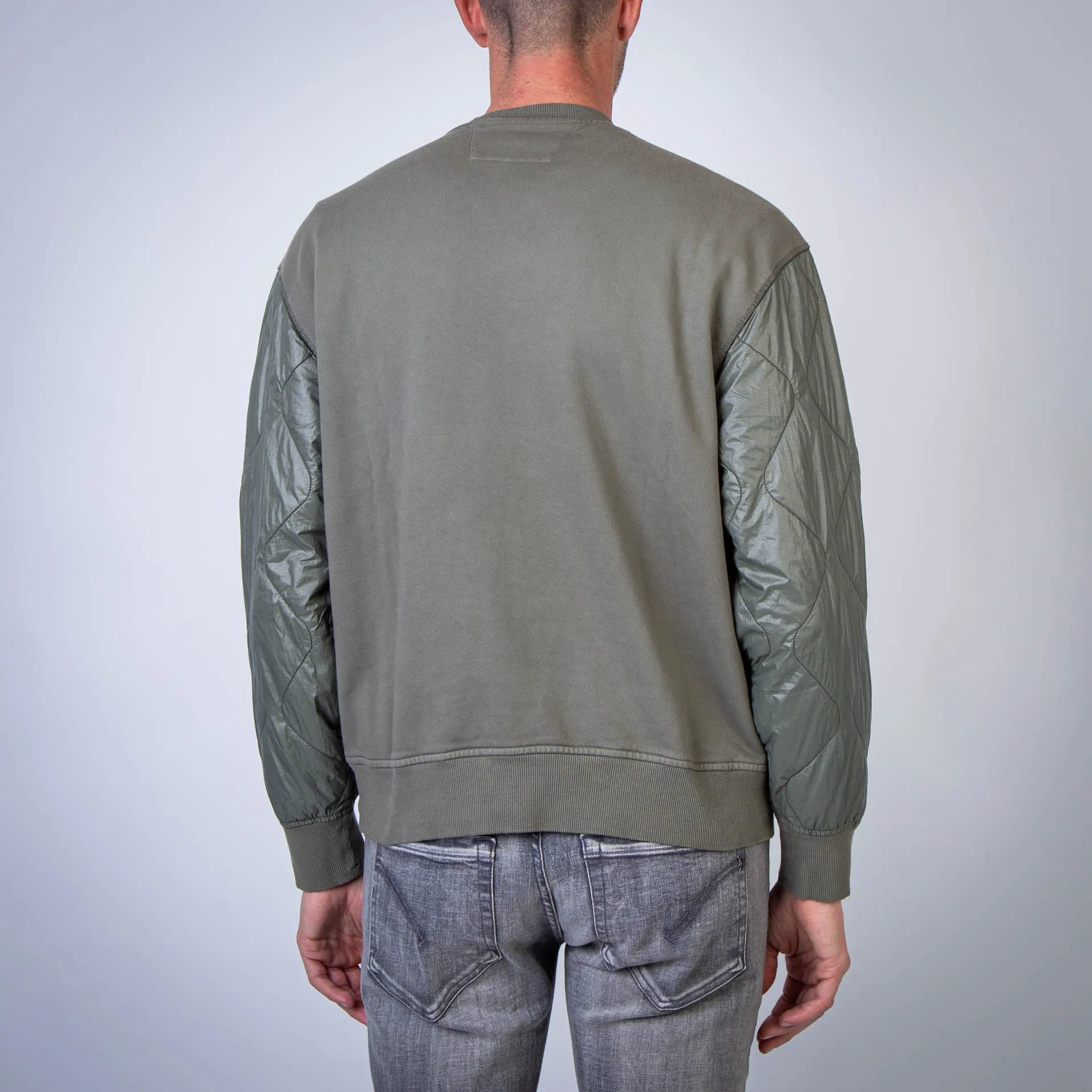 C.P. COMPANY SWEATSHIRT 17CMSS003A-005835M 674 GREEN