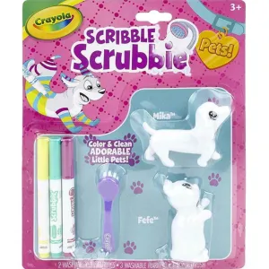 Crayola Scribble Scrubbie Safari Animals Tub Set