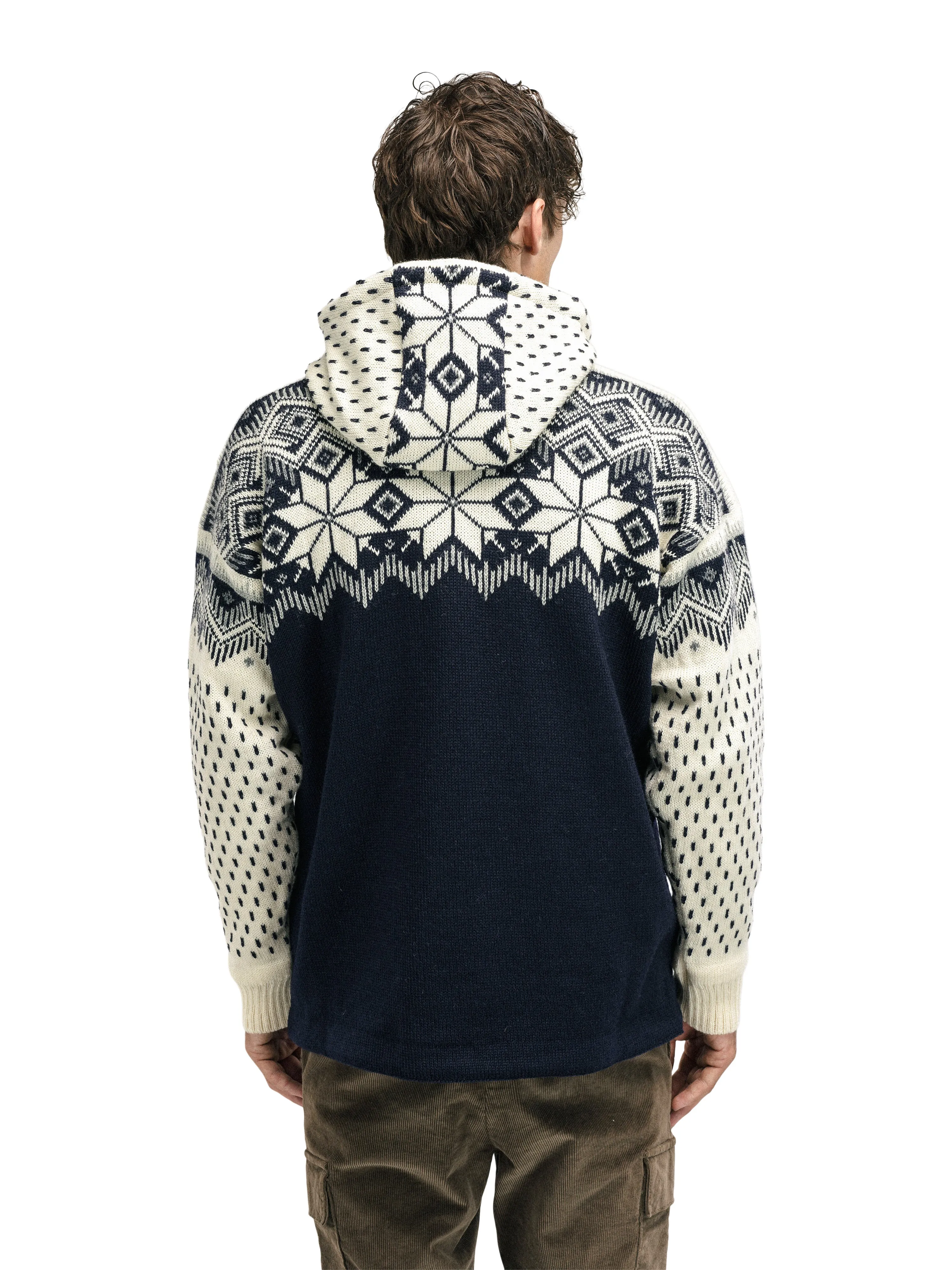 Dale of Norway - Vegard WP Men's Hoodie In Navy/Off-White/Smoke