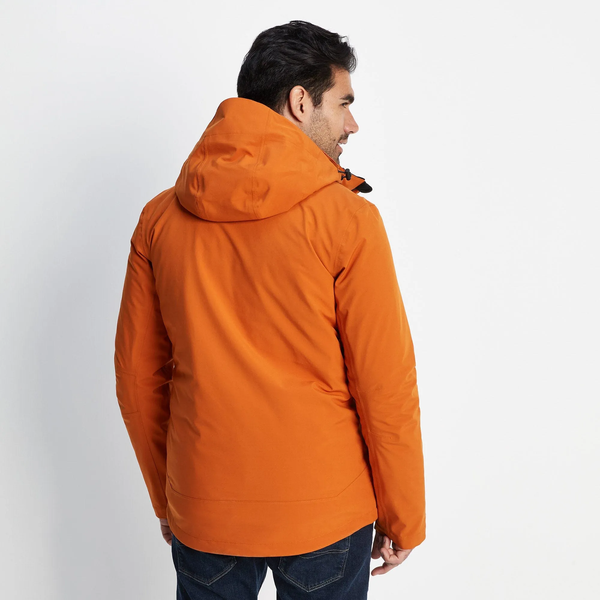 Denton Mens 3-in-1 Waterproof Jacket - Dark Orange