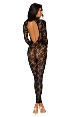 Diamond Full Coverage Gloved Bodystocking