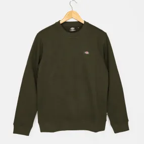 Dickies - Oakport Crewneck Sweatshirt - Olive Green