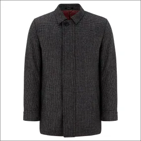 Douglas Frampton Grey Check Car Coat<>