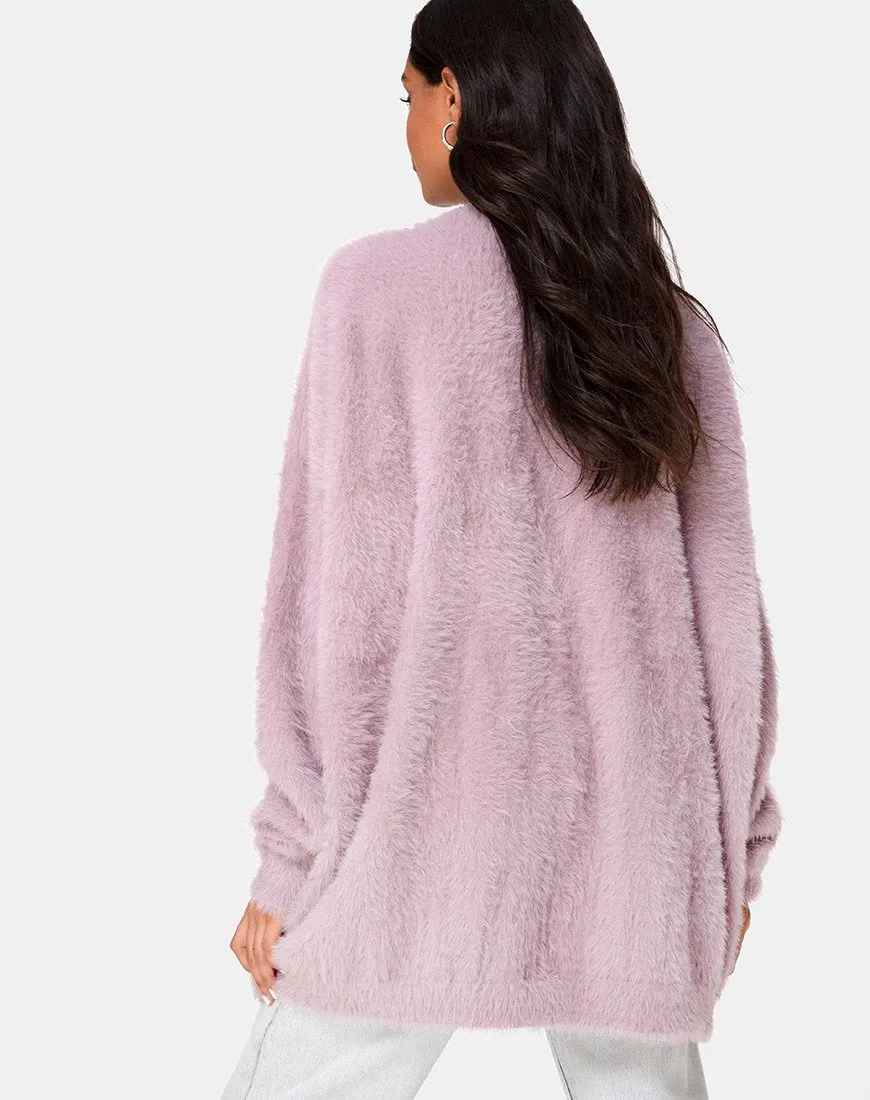 Edgen Jumper in Knit Mauve