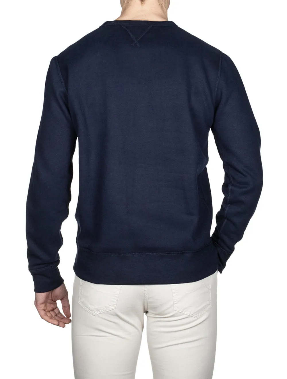 Fleece Crew Sweatshirt Cruise Navy