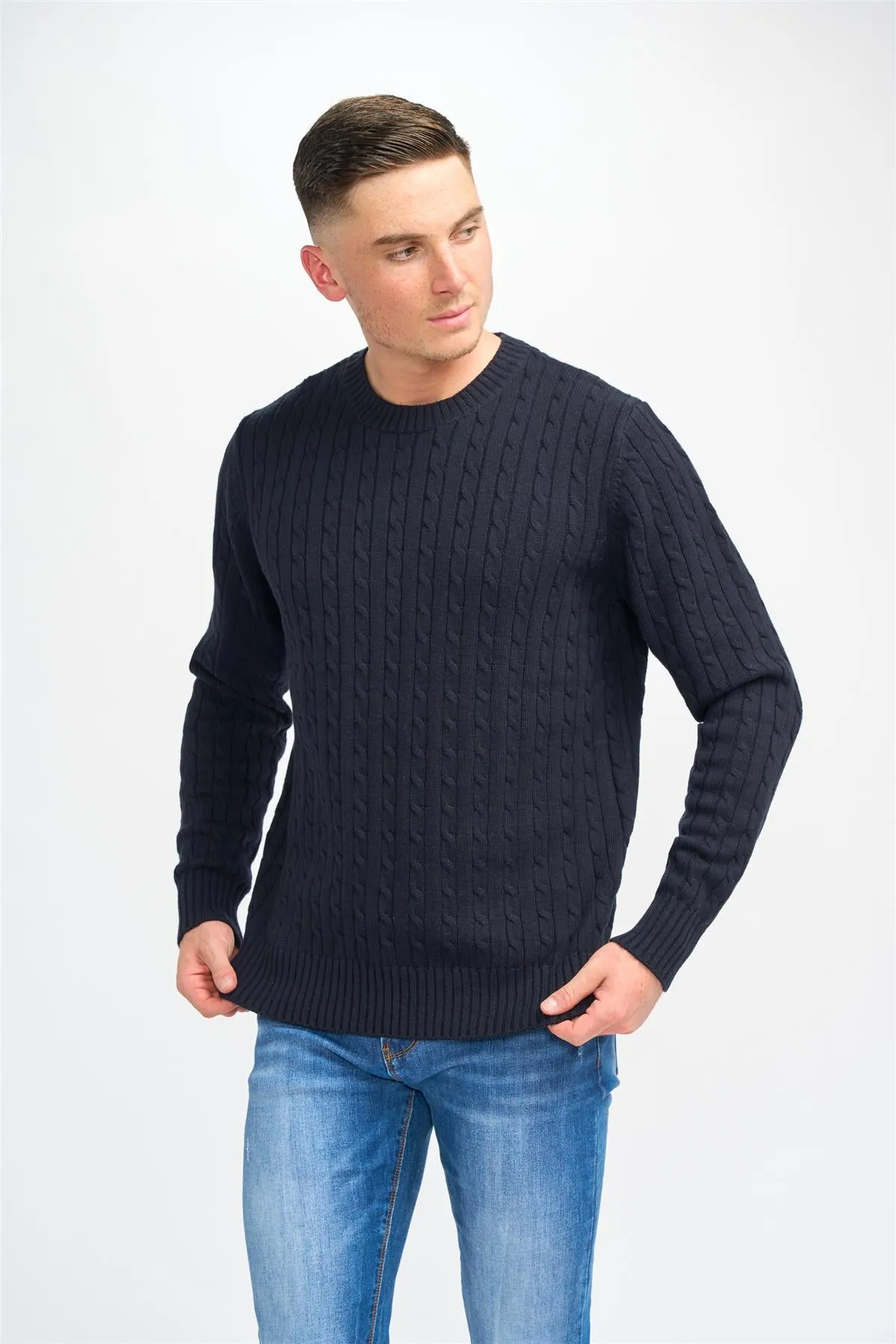 Foston Navy Jumper