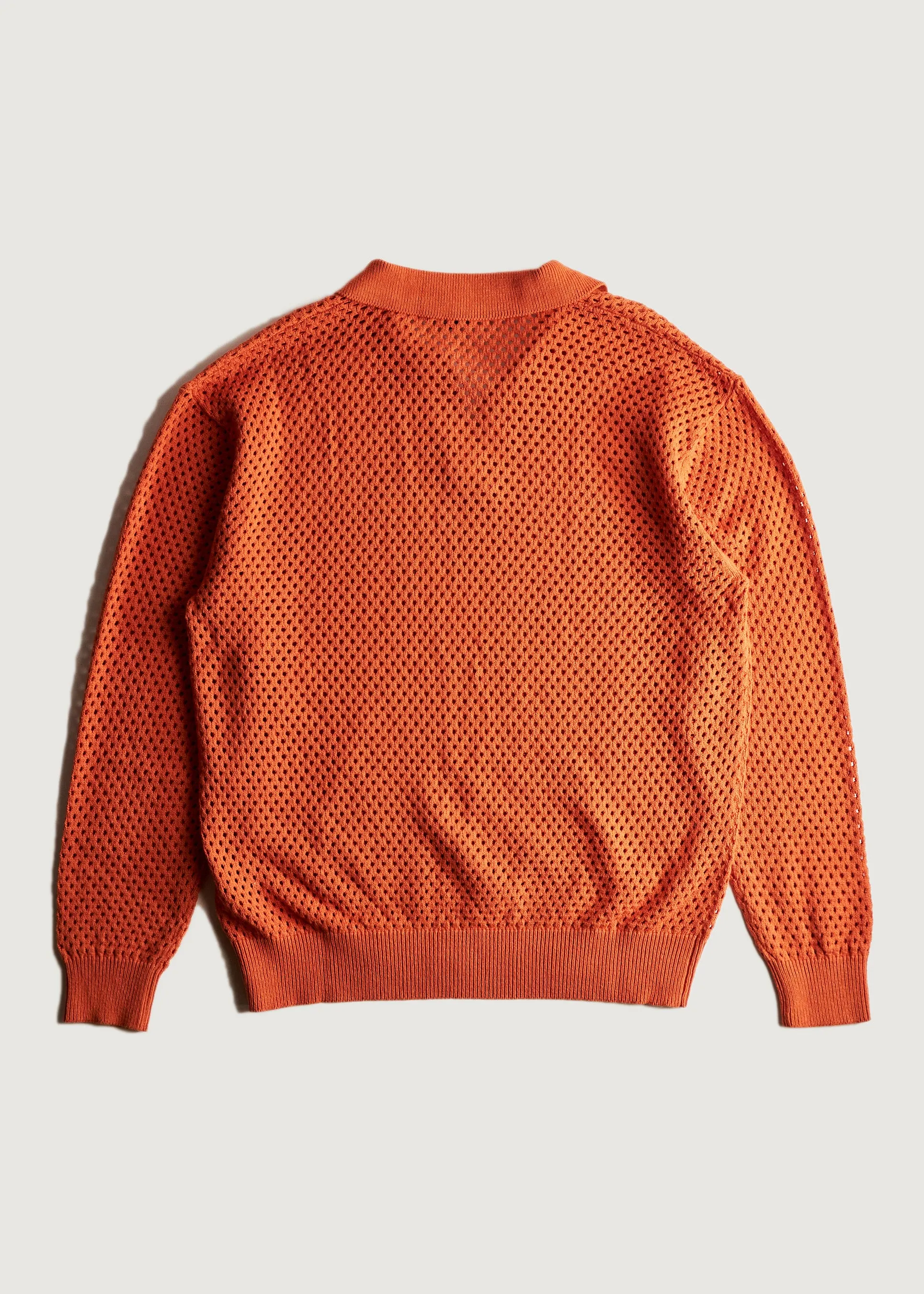 Francis Knit Polo (Burnt Orange)