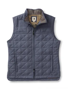 Fremont Perf Quilted Vest Slate Blue