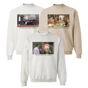 'Friends Thanksgiving Scenes' Crewneck Sweatshirt