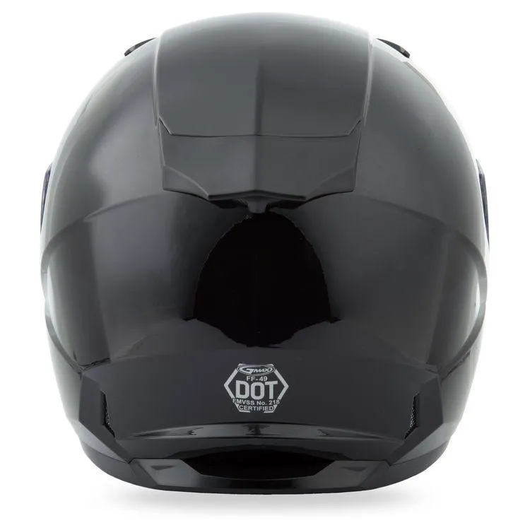 GMax GM49 Youth Black Full Face Helmet