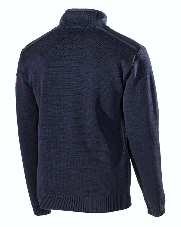 Gregor Wool Full Zip | Navy